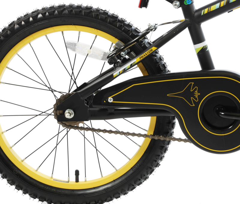 Professional Phantom 18 Inch Wheel Kids Bike Black-6